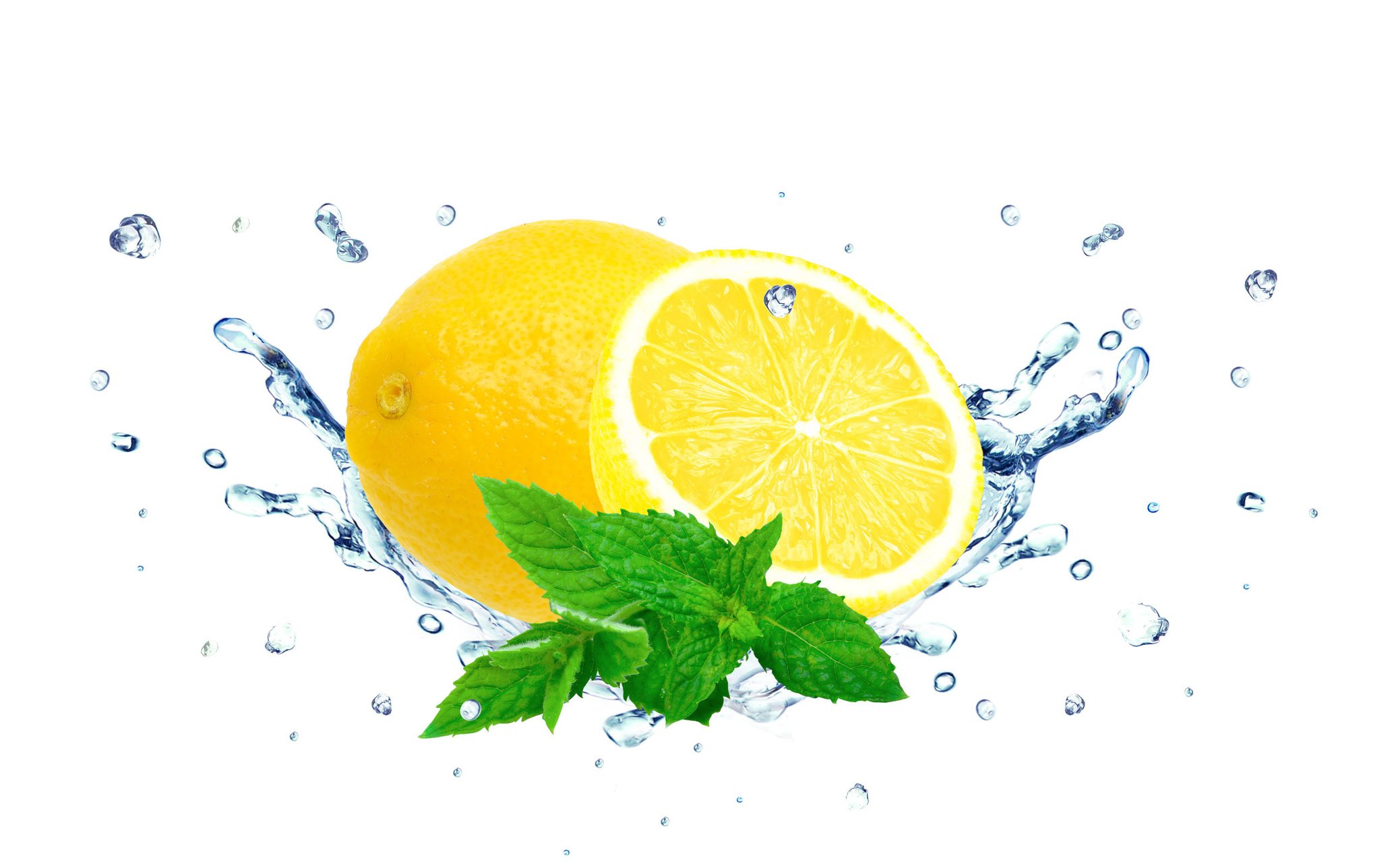 Lemon splash water